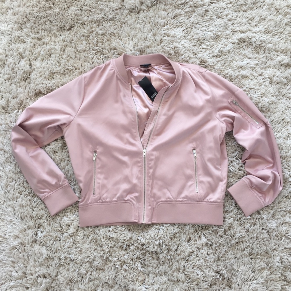 A.N.A. Pink Bomber Jacket